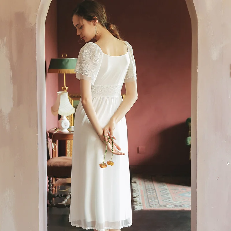 Smmoloa женское сексуальное кружевное ночное белье для невесты белое Сетчатое