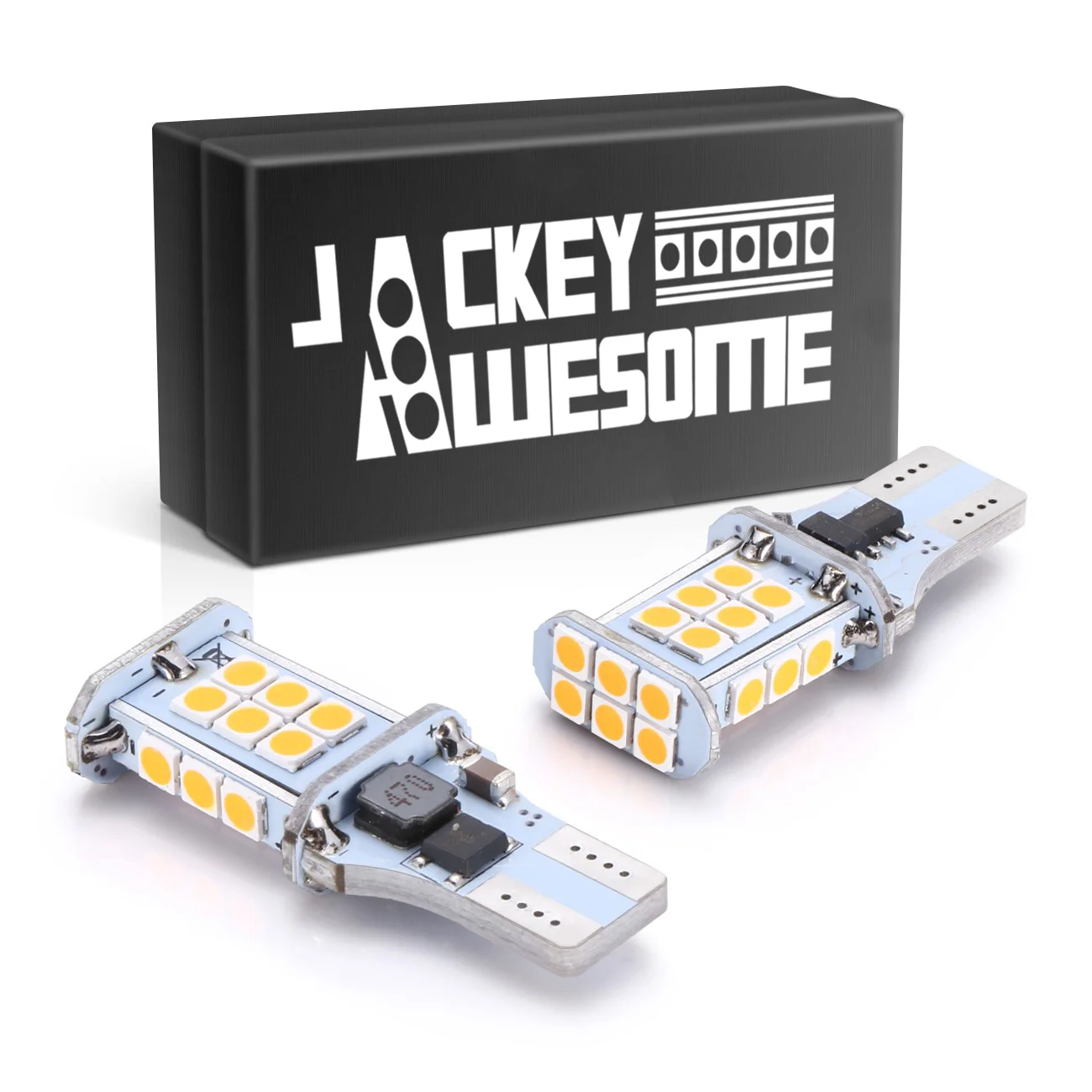 

2 шт., автомобисветодиодный светодиодные лампы T15 W16W 24 SMD 3030