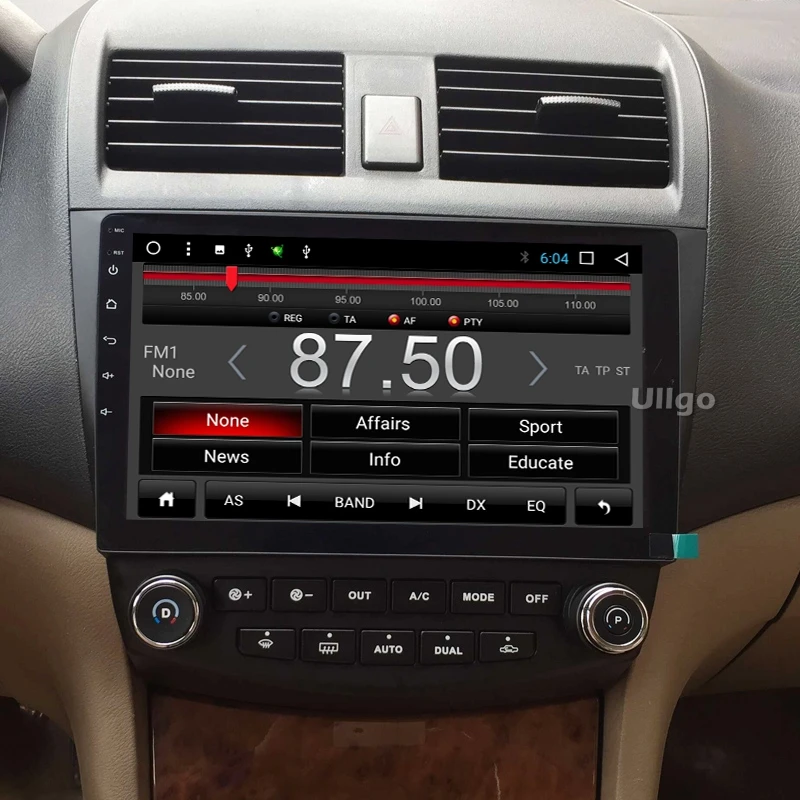 Автомобильный радиоприемник на Android 10 1 GPS для Honda Accord 7th 2003-2006 автомобильный