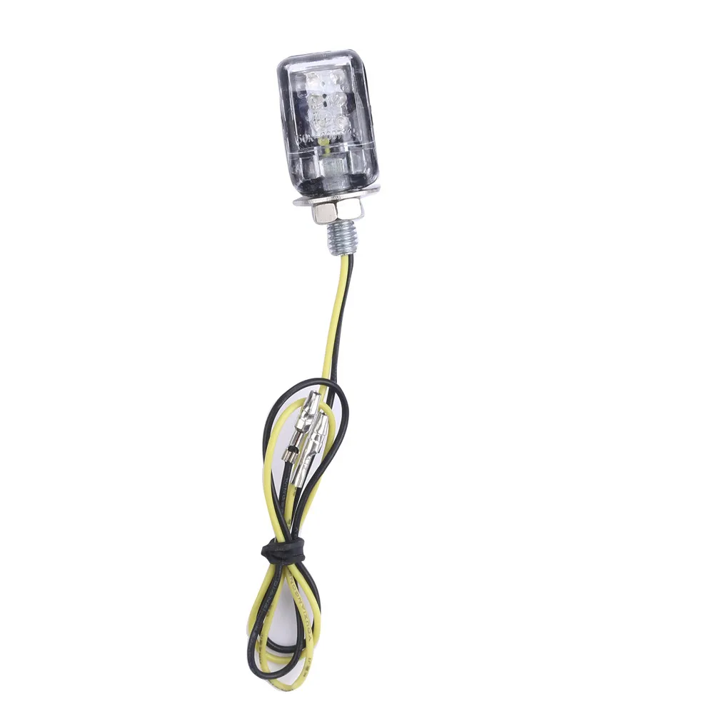 2шт Мини Универсальный мотоцикл светодиодный указатель поворота светильник