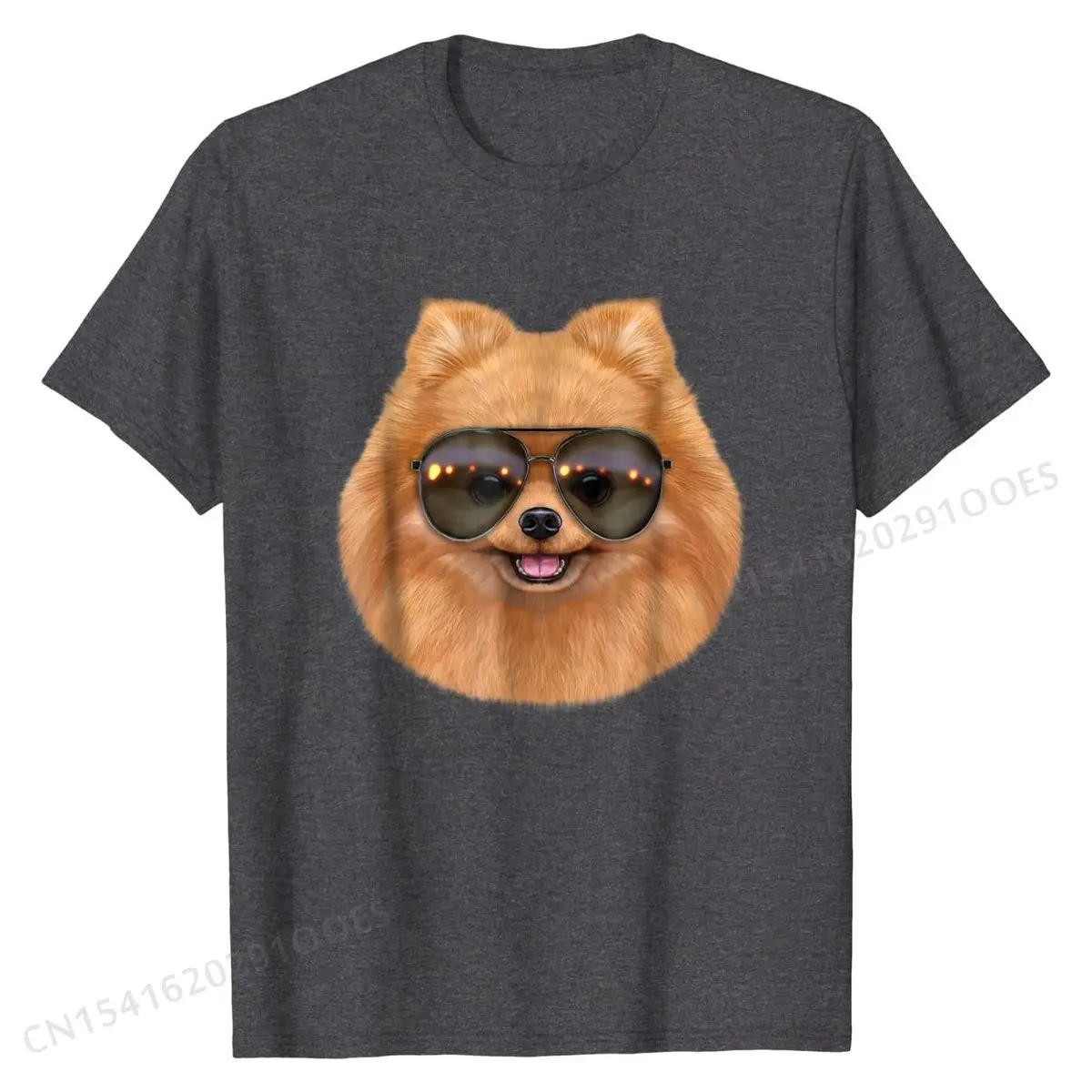 Футболка мужская в стиле хип-хоп с надписью Померанская собака - купить по