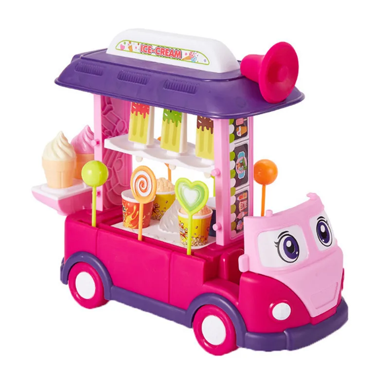 

Детские домашние игрушки, набор для мороженого, машинки для мальчиков и девочек, десерт, дом, автобус, барбекю, салон, машина, имитация мороже...