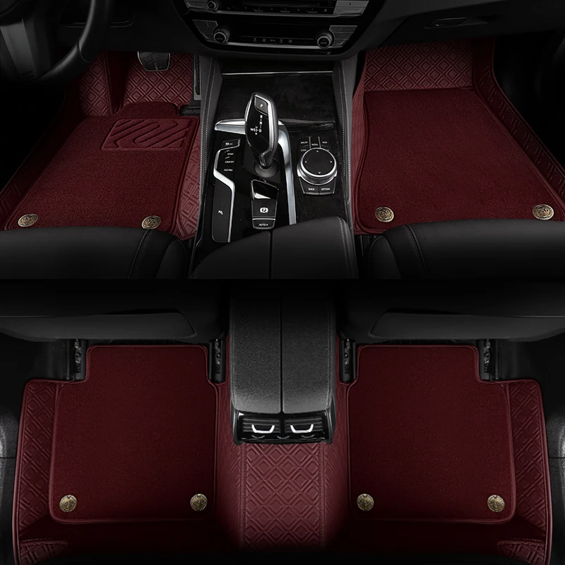 

Custom car floor mat For Changan all models CS55 CS75 CS35 CX20 CX30 CS15 CS95 auto Double foot mats
