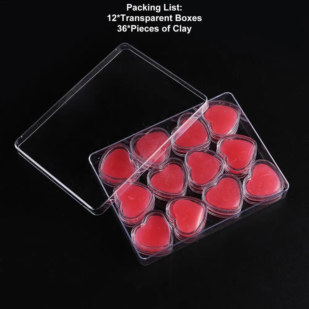 

2021 New Arrivals Heart Shape Bottle Wax For DIY 5D Diamond Painting Cross Stitch Glue Embroidery Mosaic Clay