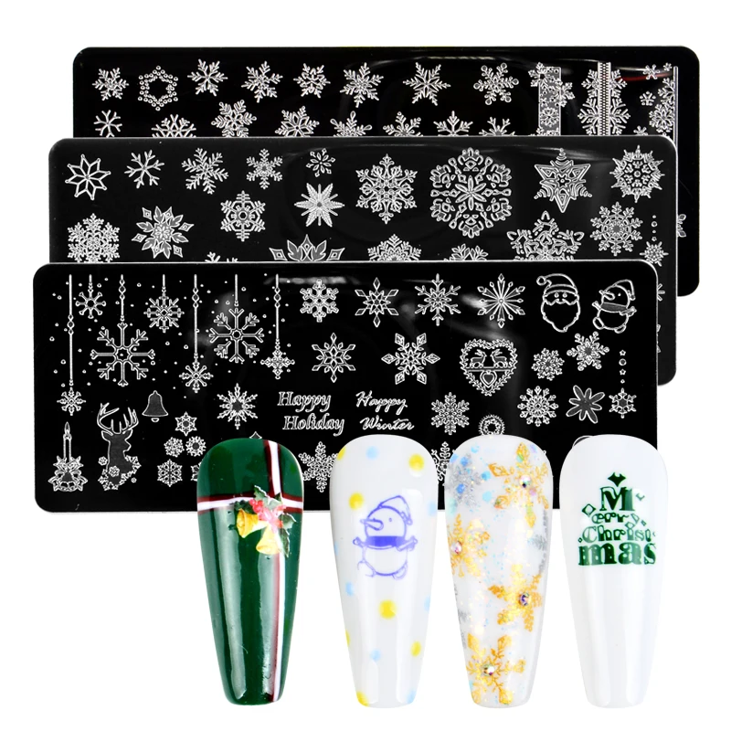 1 шт. пластина для стемпинга нейл-арта с изображениями цветов и животных кружево