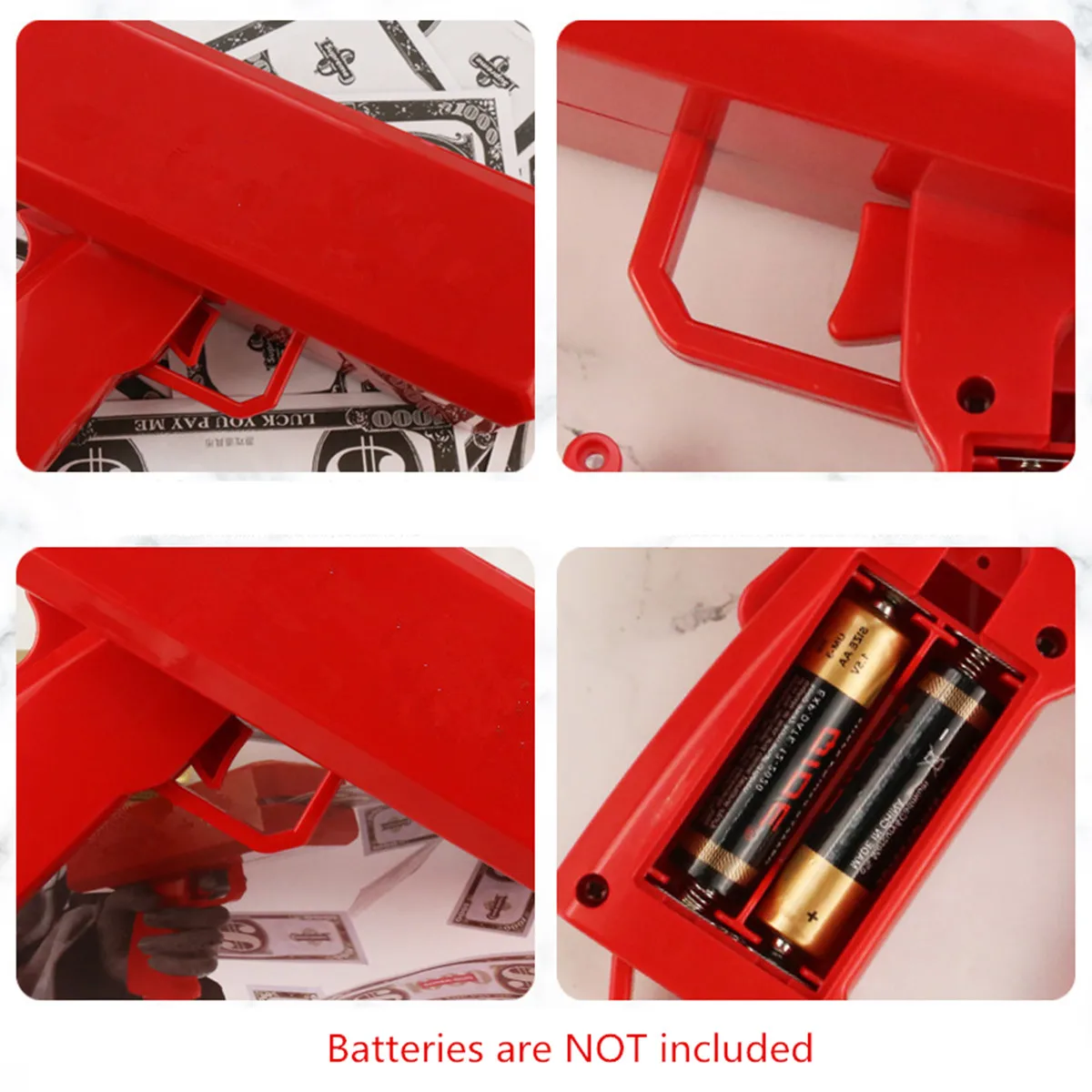 Пистолет для денег бумажный игрушечный пистолет банкнот дождь ручной наличных