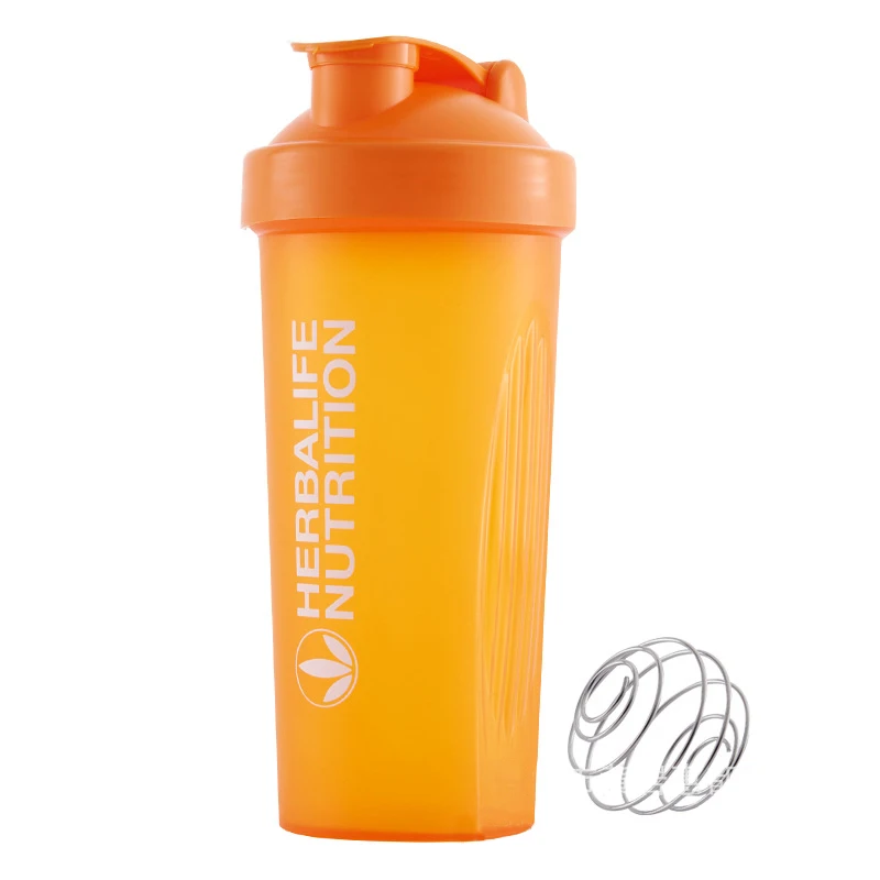 600ml 1 400 мл 500 мл портативный Herbalife Nutrtion прозрачный велосипедный велосипед герметичная Спортивная небьющаяся пластиковая бутылка для воды - Цвет: 600ml 1