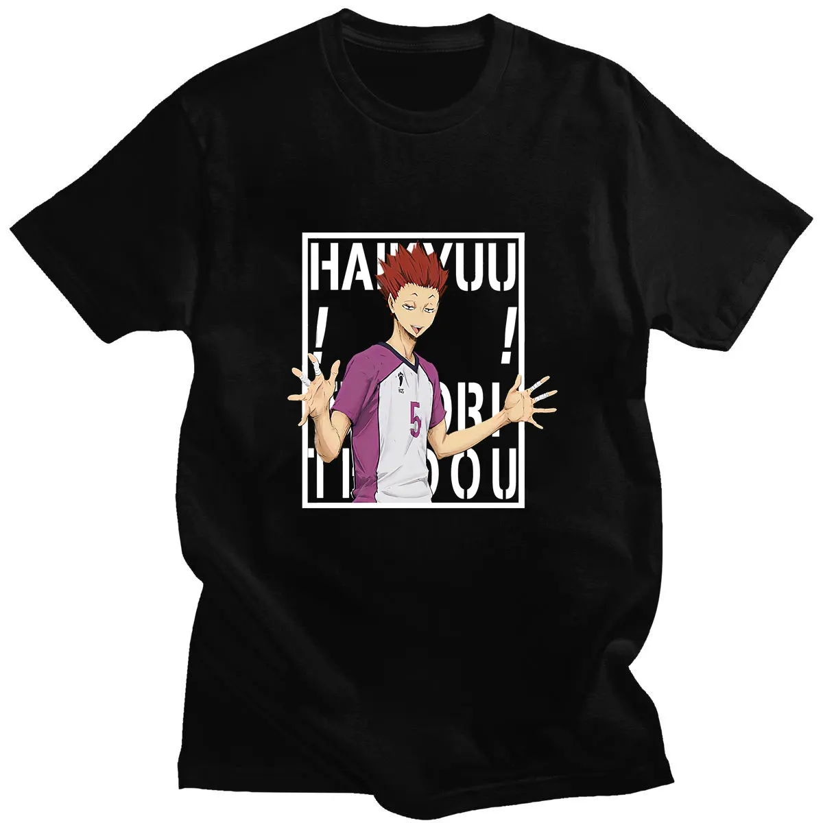 

Haikyuu Clothing Unisex Tshirt Karasuno High School Volleyball Club Short Sleeve Anime Male Streetwear Fashion T Shirts Harajuku