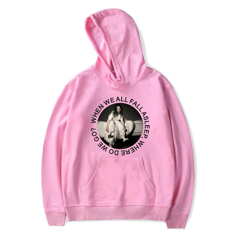 Billie Eilish, толстовка с капюшоном, топы с капюшоном, толстовки, Модные осенние свободные топы, сексуальные K-pops Harajuku топы, свитшоты для женщин и девушек - Цвет: HOODIES