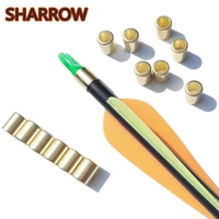 50pcs archery explosion proof ring fit od 8mm arrow shaft protector nokes for arrow outdoor training shooting accessories