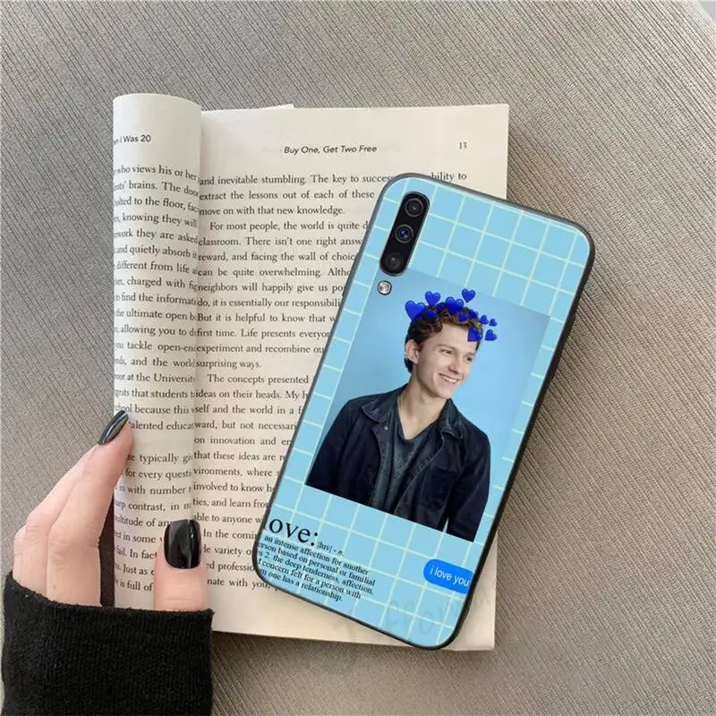 

Tom Holland celebrity Actor Phone Case For Samsung galaxy S 9 10 20 A 10 21 30 31 40 50 51 71 s note 20 j 4 2018 plus