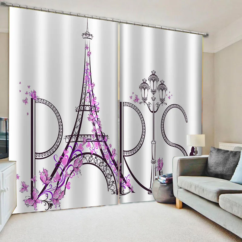 

London Bus Bell Tower Window Treatments Curtains Valance Living Room Bedroom Curtains Red Telephone Booth Decor Curtain