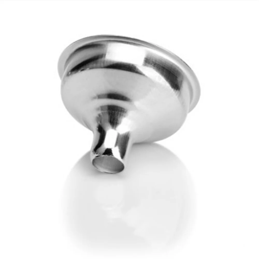 2pcs /lot Mini Stainless Steel Funnel For All Kinds Of Hip Flasks Filling Cooking Lab Home Kitchen Supplies 3.3x2.5x0.8cm | Канцтовары