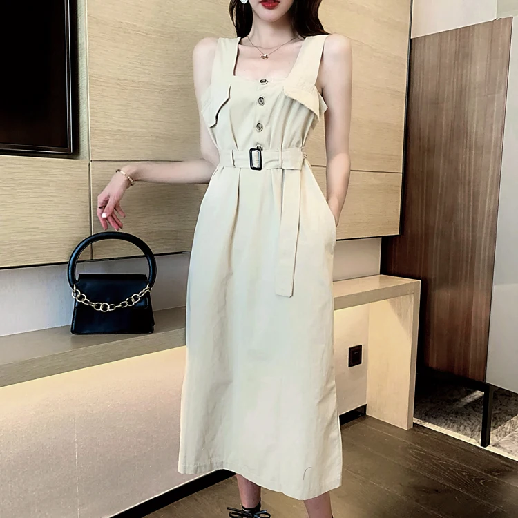 Летняя новая Корейская женская одежда Safari модное Брендовое элегантное платье