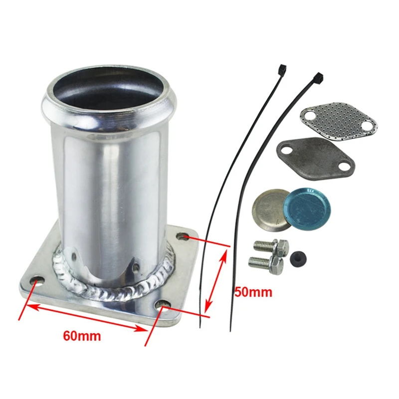

Auto EGR Delete Kit Removal Kit Blanking Bypass E46 318d 320d 330d 330xd 320cd 318td 320td Car Aluminum EGR Delete Kit