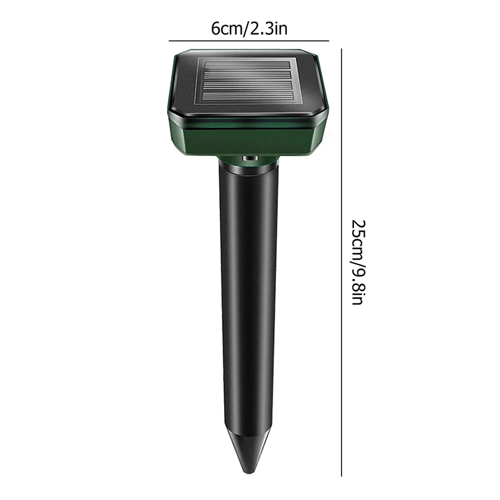 2 шт. на солнечной энергии ультразвуковой звуковой мышь моль вредителей