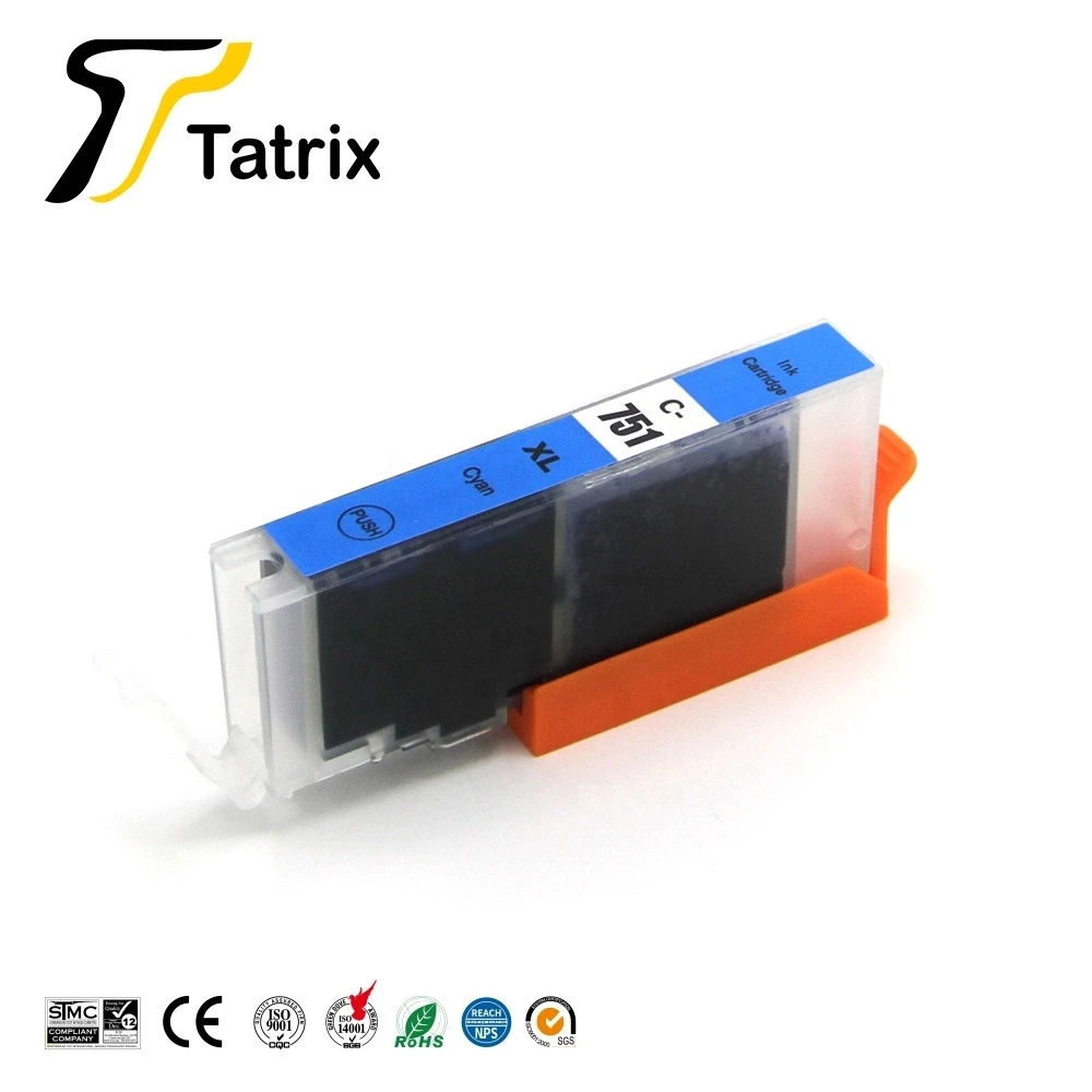 Tatrix для Canon PGI750 CLI751 совместимый чернильный картридж pgi750xl cli751xl PIXMA