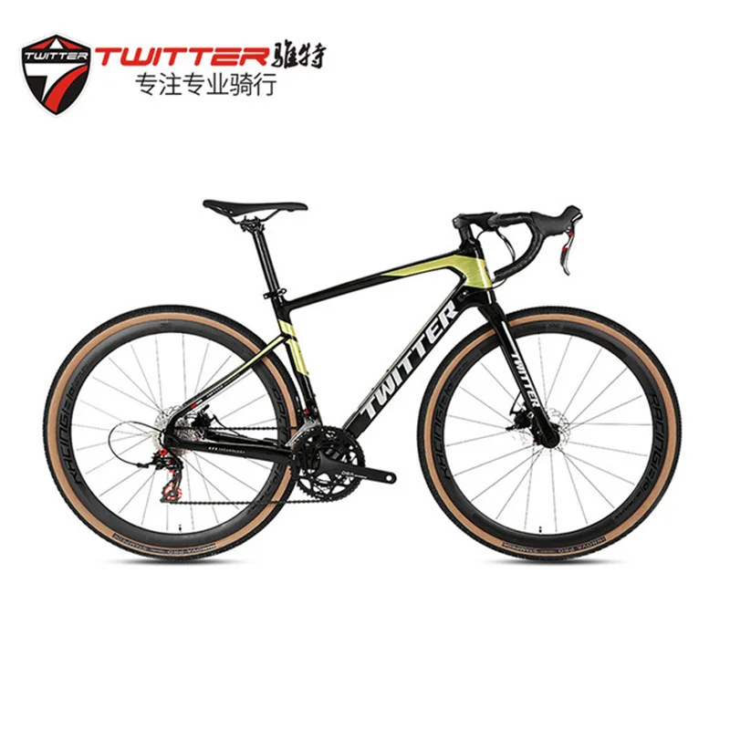 

Twitter bicycle full color disc brake GRAVEL RS-12speed 700c aluminum wheel off-road carbon fiber road bike frame twitter bike