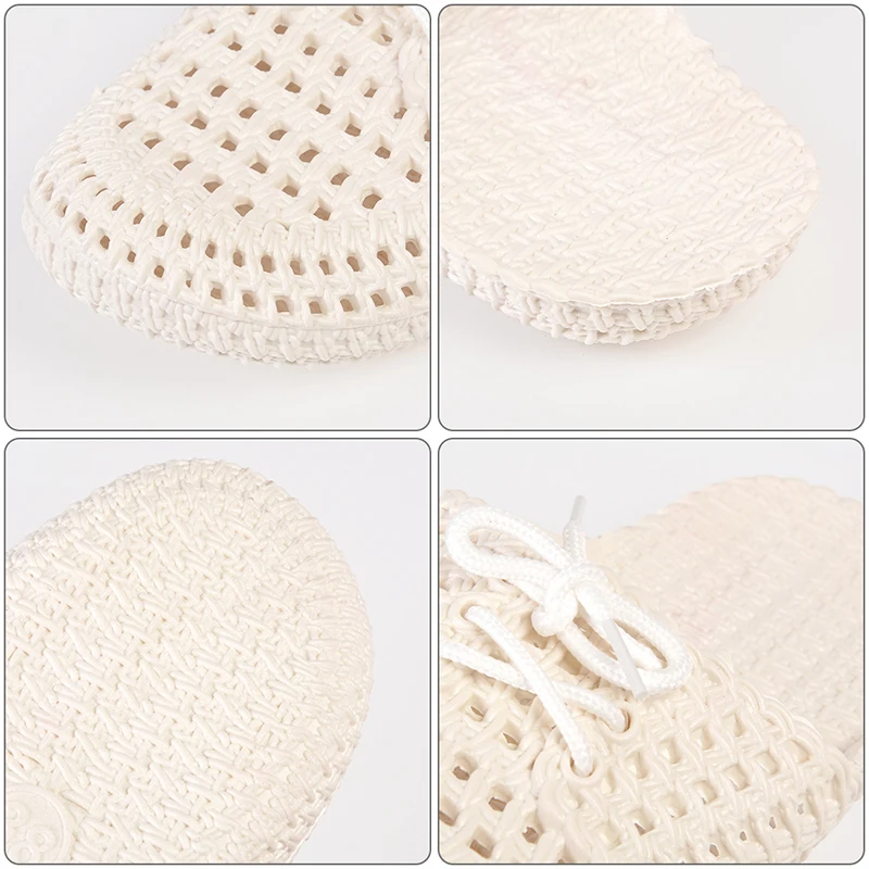 

Summer Women's Openwork Slippers Non-slip Deodorant Breathable Flat Sandals Home Indoor Lazy Student Slippers