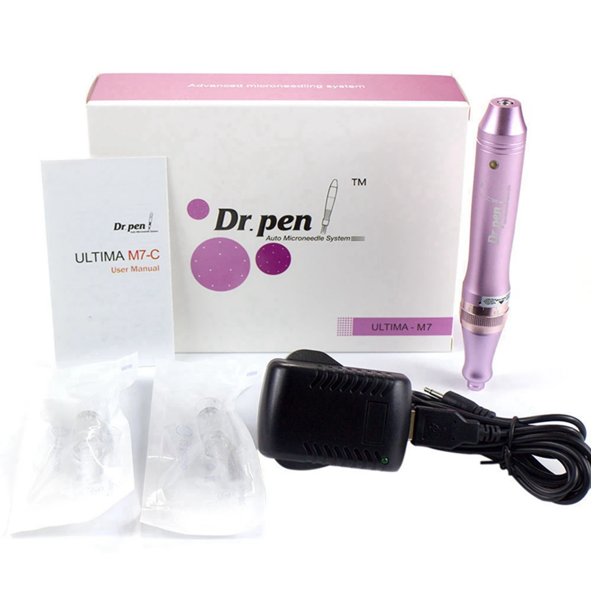 

FDA Cosmetic Tattoo Gun Needle Cartridge Dr.pen M7-C Auto Derma Pen Microneedle Semi-permanent Embroidery Tattoo Eyebrow Machine