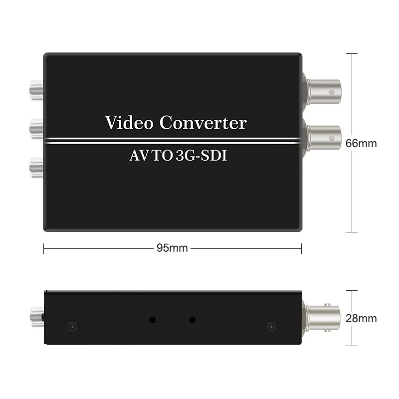 Переходник AV в SDI 3G переходник R/L CVBS RCA HD-SDI Swither Full HD 1080p для CRT HDTV камеры |