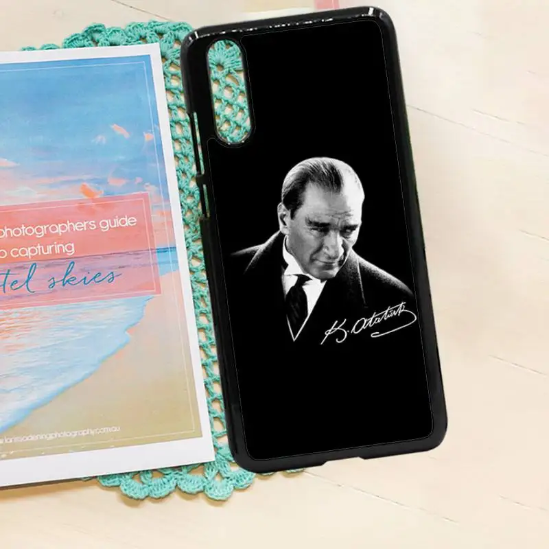 

Turkey Mustafa Kemal Ataturk leader Phone Case PC for iPhone 11 12 pro XS MAX 8 7 6 6S Plus X 5S SE 2020 XR