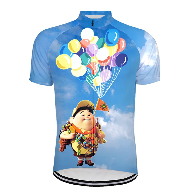 Мужская футболка для велоспорта с коротким рукавом в стиле ретро MTB езды на