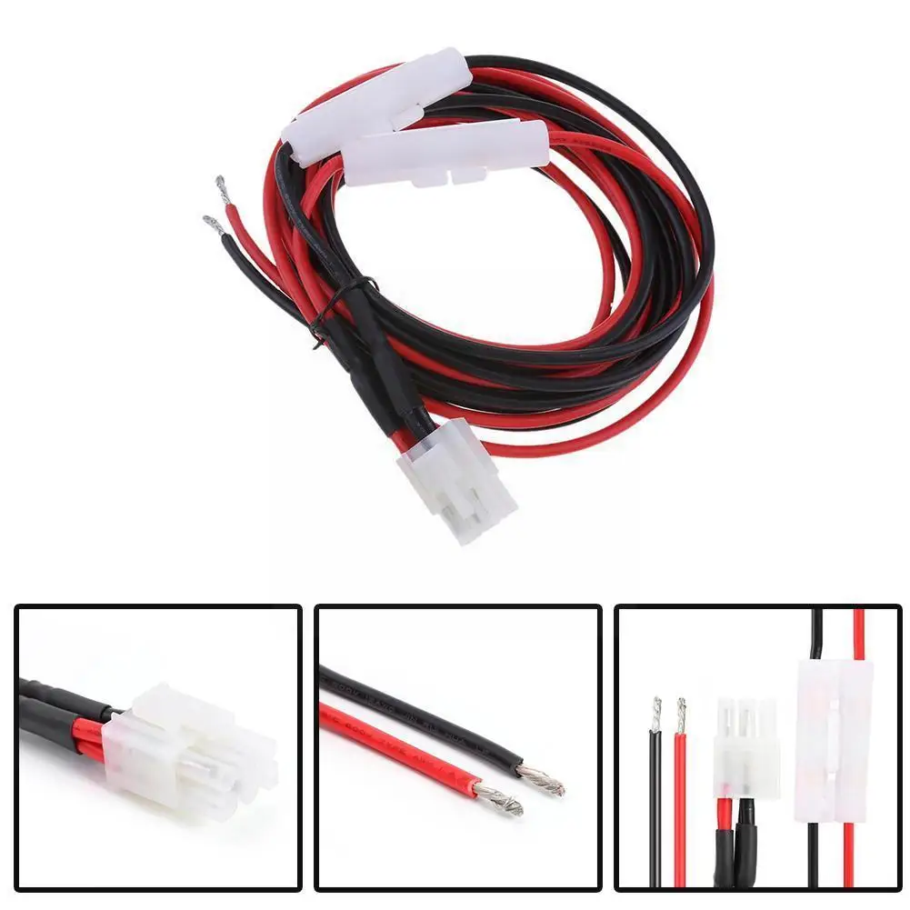 

1m 30A Fuse Short Wave Power Cord High Temperature Resistan Supply Cable for Yaesu FT-857D FT-897D IC-725A IC-78 IC-706 X1T3