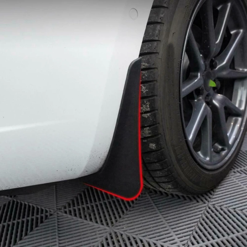 Автомобильные Брызговики брызговик для 2016-2019Tesla модель 3 и крепежный винт яркий