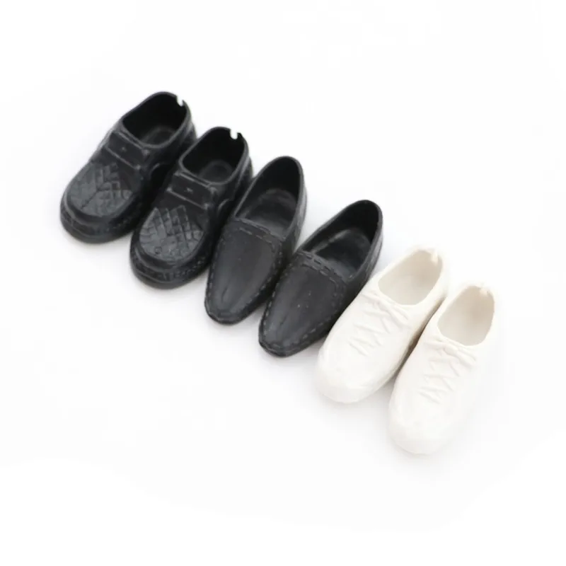 3Pairs 1/3/4 пары Наряжаться для друга куклы с острым носком, ремешком вокруг спортивная обувь Сапоги До Колена Для парень Кэн аксессуары для одежды - Цвет: 3Pairs