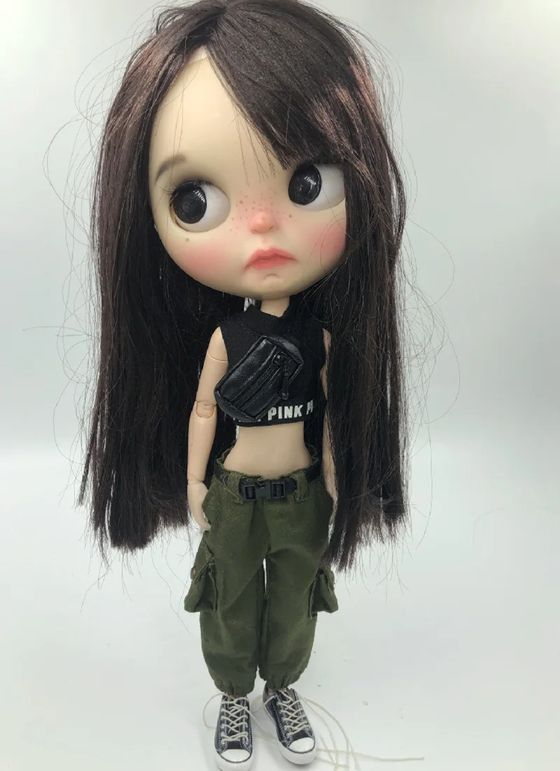 Кукольная одежда Blyth пальто с длинным рукавом/жилет или комбинезон штаны для