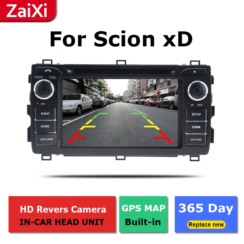 Автомагнитола 2DIN с GPS-навигацией стерео видео для Toyota IST Urban Cruiser Scion XD 2007 ~ 2016