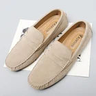 2021 итальянская мужская обувь повседневные женские туфли на плоской подошве; Замша; Кожаные мокасины для мужчин; Мужские лоферы Элитный бренд; Модная обувь для вождения лодки; Для мужчин; Zapatos De Hombre