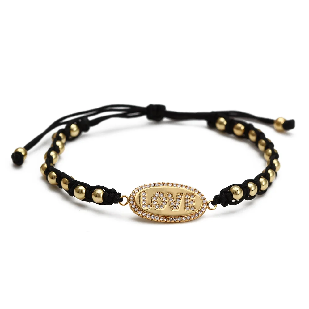 

Wish Card 2022 Bracelets For Women Adjustable Rope Fashion New Party Jewelry Copper Bracelets On Hand Enamel bracelet One Piece