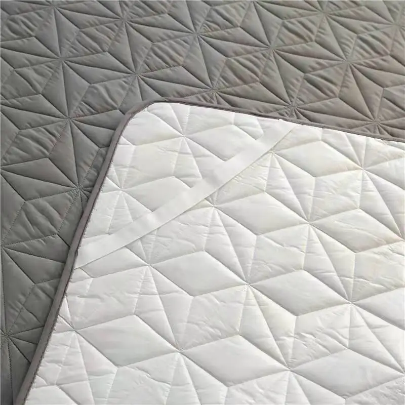 

Waterproof Mattress Sheet Solid Color Quilted Protective Bed Sheet Anti-mite Air-Permeable Bed Sheet Not Including Pillowcase