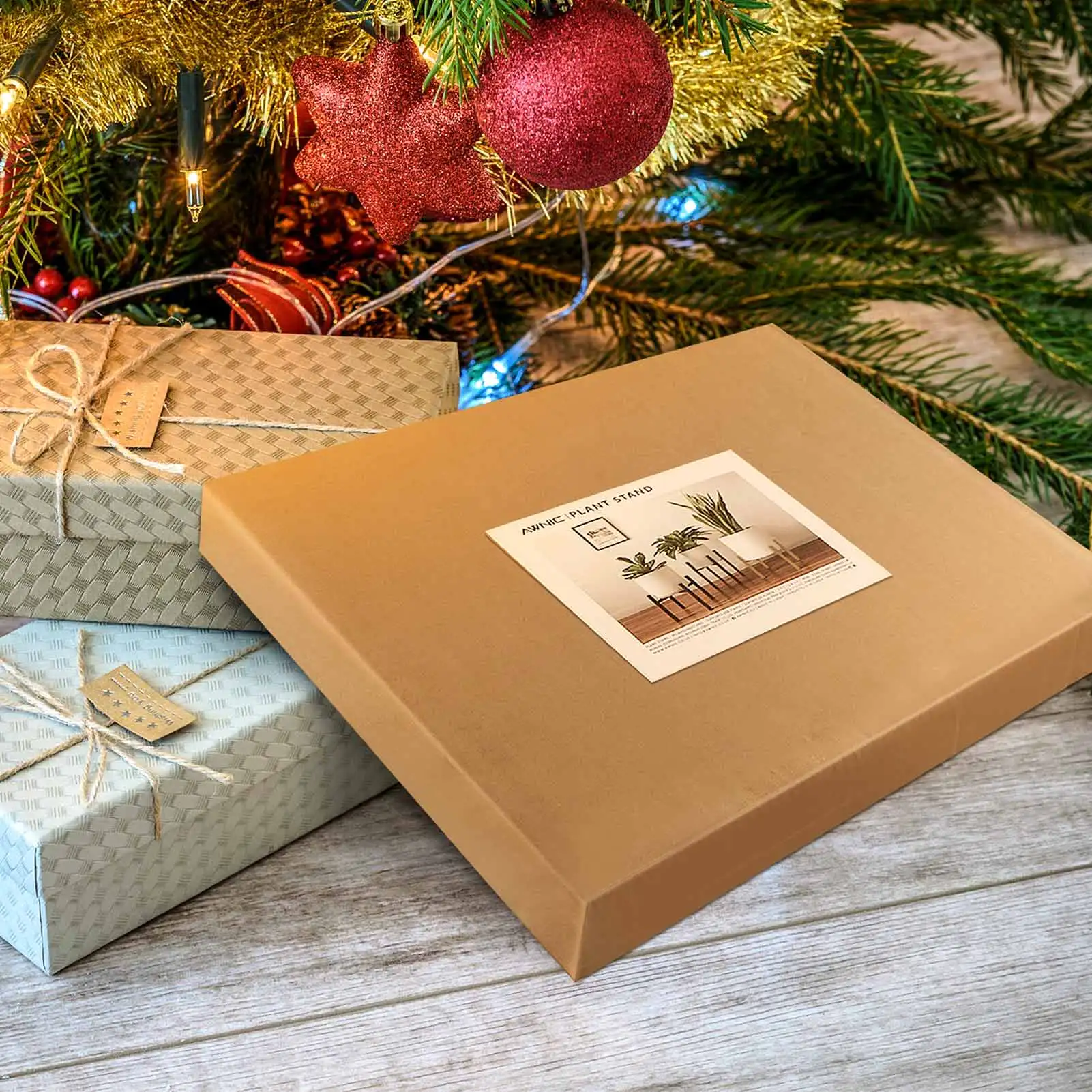 Подставки для растений AWNIC черный Наружный металлический держатель горшков и