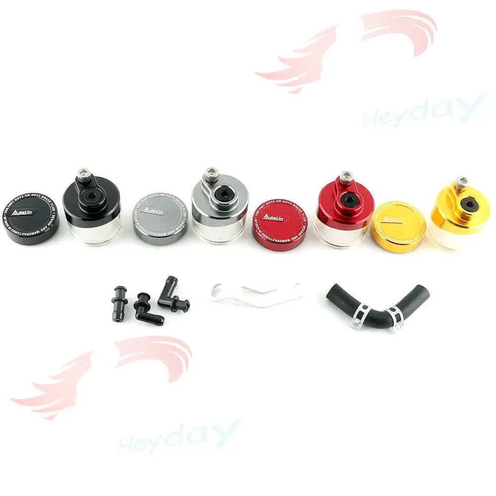 

CNC Motorcycle Brake Fluid oil Reservoir Cup tank + support bracket For YAMAHA MT07 MT09 TMAX500 530 HONDA YZFR3 R25