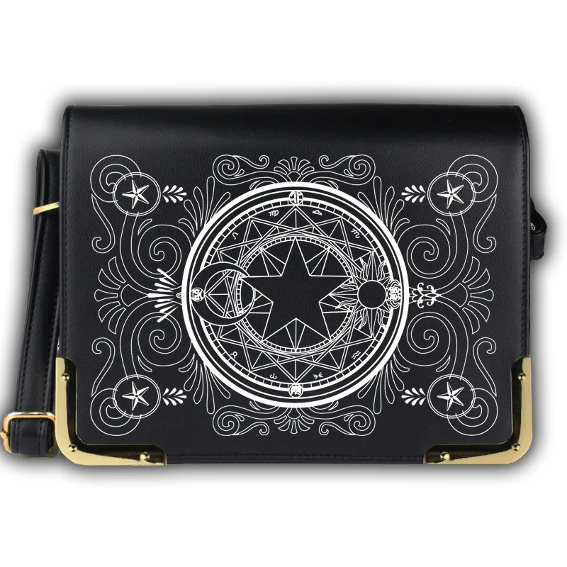 

Japanese Anime Card Captor Sakura Magic Array Shoulder Bag JK Uniform Handbag Women's Preppy Style Lolita Messenger Bags Gifts