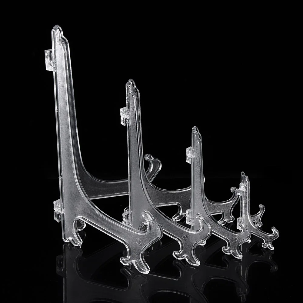 1 шт. прозрачная пластиковая вертикальная подставка для фоторамки|Рамка| |