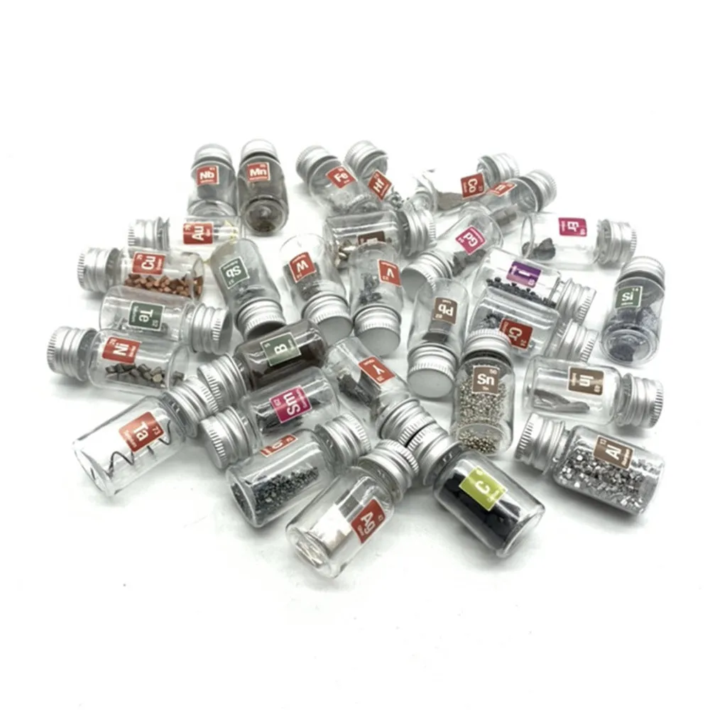 

30 типов элементов флаконов металлические неметаллические редкоземельные простые коллекционные флаконы ампулы комбинированные марганцев...