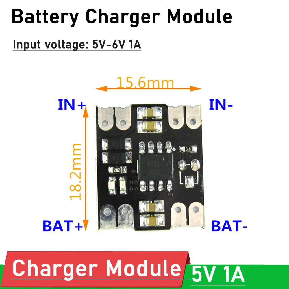 

5V 1A Charging module / Single Cell 3.7V 18650 Lithium Battery linear Charger Board Power Supply Overcurrent protection