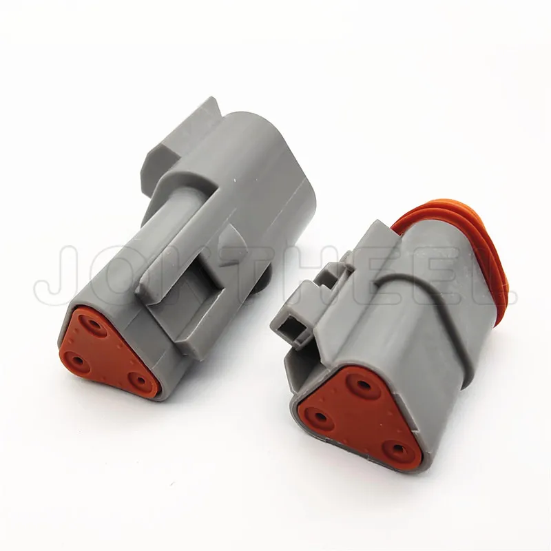 1/5/10/20 комплектов комплект серый Deutsch DT 3 Pin способ герметичный DT04-3P мужской