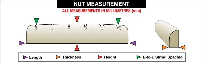 graph tech gitarre mutter schwarz tusq xl 5000 00 flachen boden für sttele elektrische gitarre teile made in kanada free global shipping