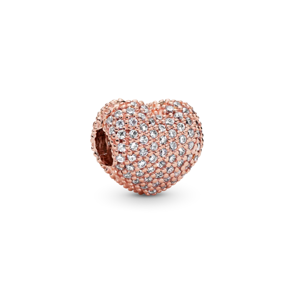 

FORVIONA New 925 Rose Gold Love heart Shape DIY Beads Fit Original Charms Bracelet Necklace Jewelry Accessories
