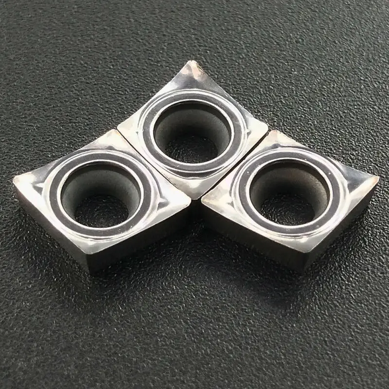 

10Pcs CCGT060204-AK Insert Cutters CNC End Mill Tools Parts For Aluminum Supply