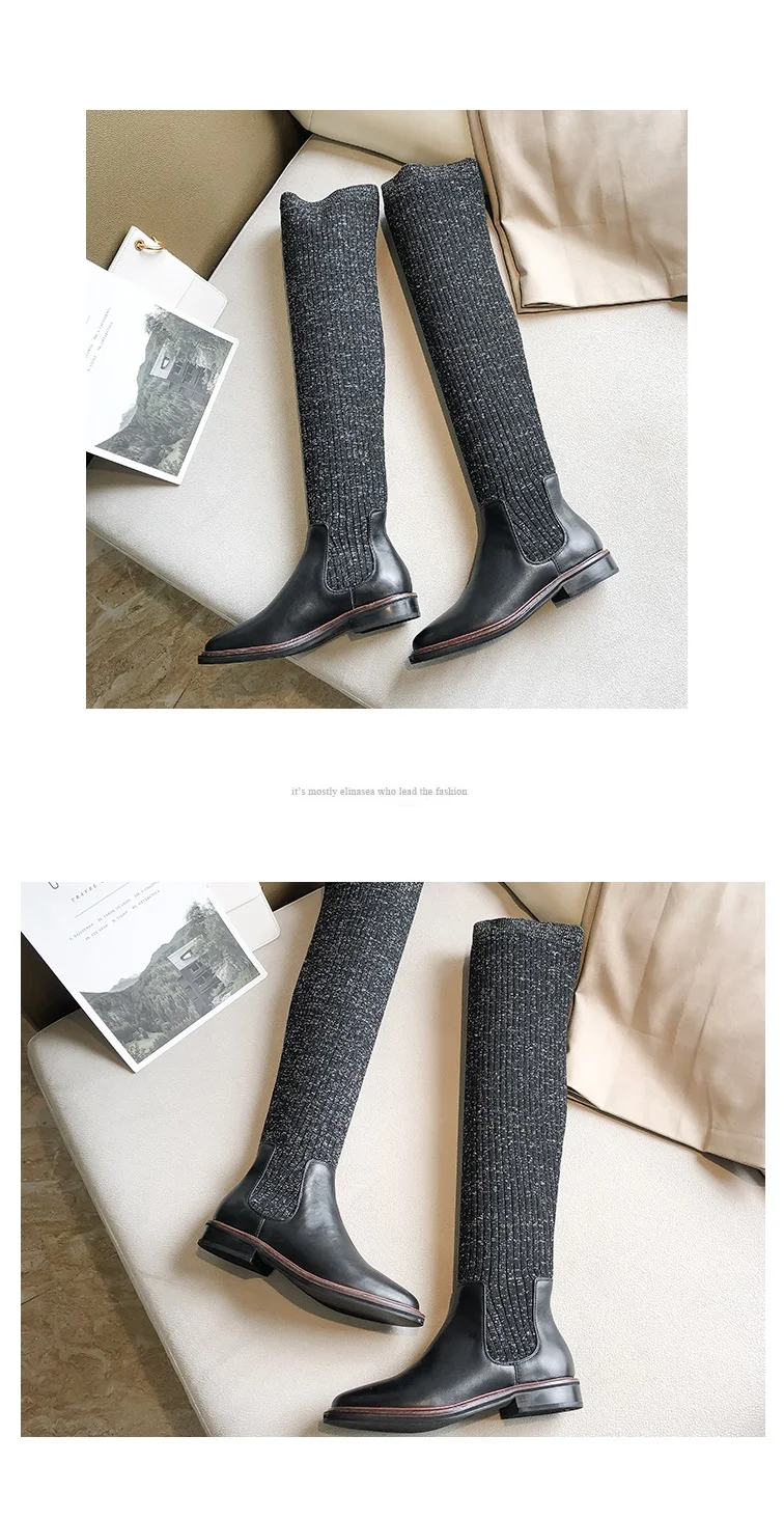 INS/, женские сапоги выше колена зимние сапоги 22-26 см женские зимние сапоги из лакированной кожи с высоким голенищем