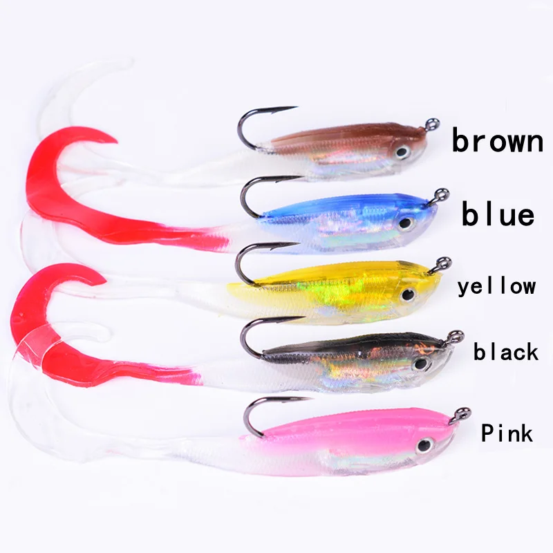 5 шт. 15g10cm мягкие приманки рыболовные приманки-Воблеры Япония Шад SwimFish наживки