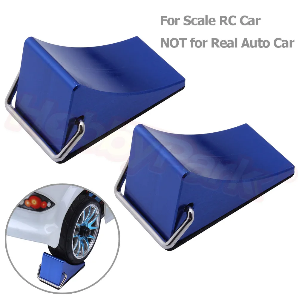 2 шт. Алюминий Сплав RC Противооткатная колодка Нескользящие грузовик с прицепом