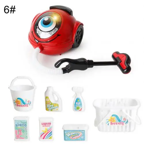 Vacuum Cleaner Моделирование кухонной бытовой техники холодильник плита ролевые игры обучающая игрушка высоко игровой может имитировать сцены - Цвет: Vacuum Cleaner
