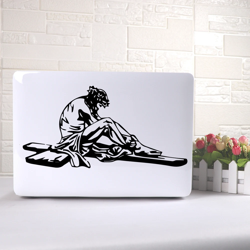 Бесплатная доставка наклейки для ноутбука с Иисусом Air Retina декоративные